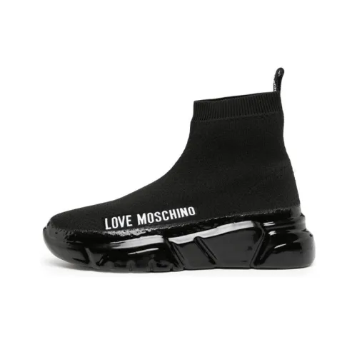 LOVE MOSCHINO Повседневные высокие топы для женщин