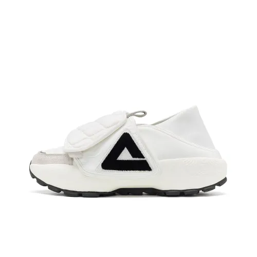 PEAK Термический Амортизация Отскок Устойчивость к износу Противоскользящий Низкий Топ Повседневная обувь Мужская Холщовый Белый