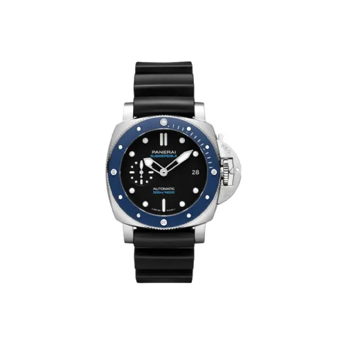 PANERAI Автоматический Механический Механизм Мужские Часы SUBMERSIBLE Collection 42 мм Черные