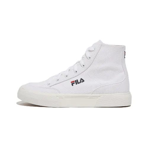 FILA Tarp Mid Tarp Mid High Топ Кроссовки для скейтбординга Унисекс Белый Корейский стиль