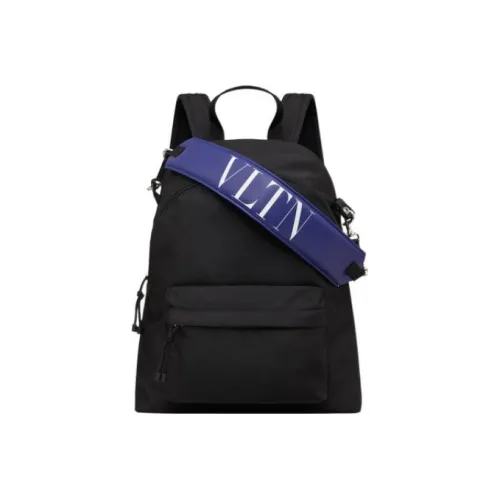 Valentino Nylon Backpack Men's Black