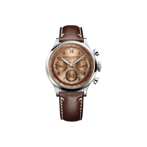 Baume & Mercier Автоматический Механический Механизм Мужские Часы CAPELAND Collection 42 мм Коричневый