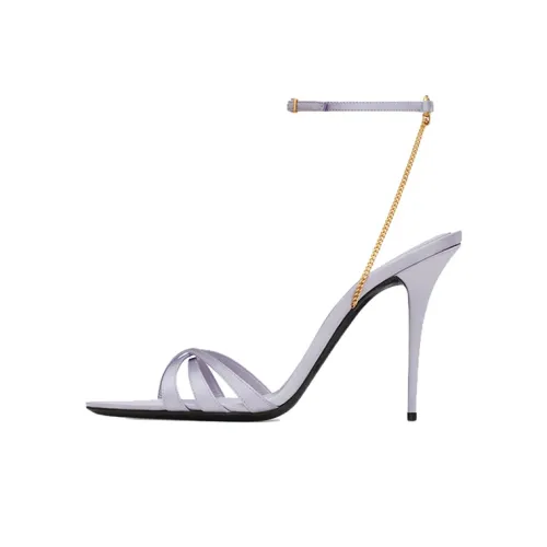 SAINT LAURENT Melody One Sandals Strap 10,5cm Women's Light Purple