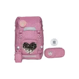 28L Леопардовый принт Сердце + Пен Сумочка для украшений Леопардовый принт Сердце