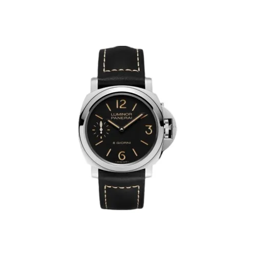 PANERAI Ручной механизм Мужские часы LUMINOR LUMINO Collection 44 мм Черные