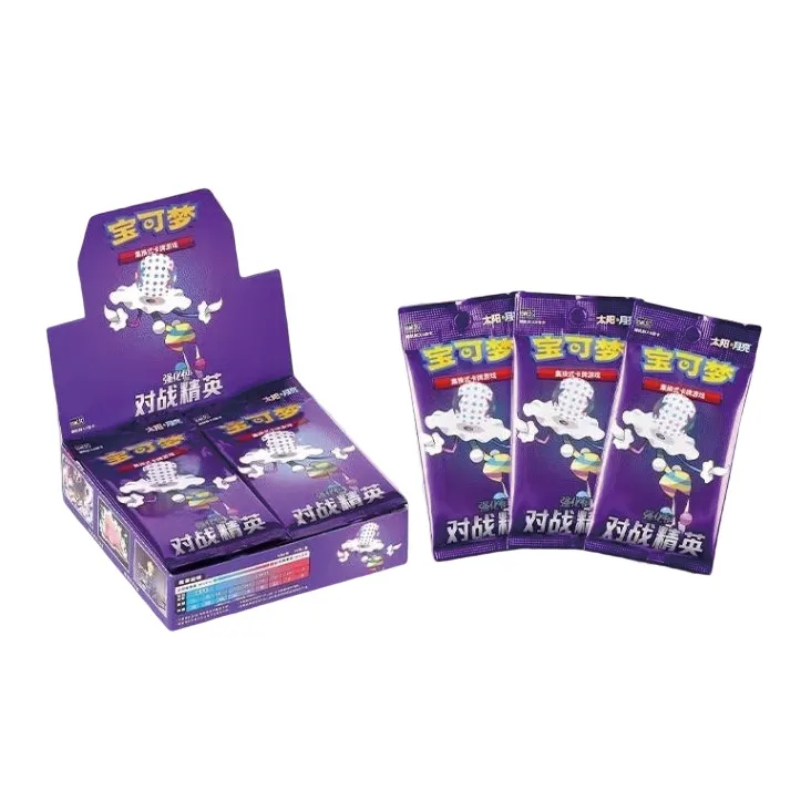 POKEMON Коллекция персонажей Pokémon Sun Moon BATTLE Elite Boost Пачка карт для дуэлей 1 шт Целая коробка