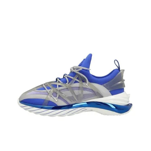 Jimmy Choo Низкий Топ Спортивная Повседневная Обувь Мужская Синие Белые