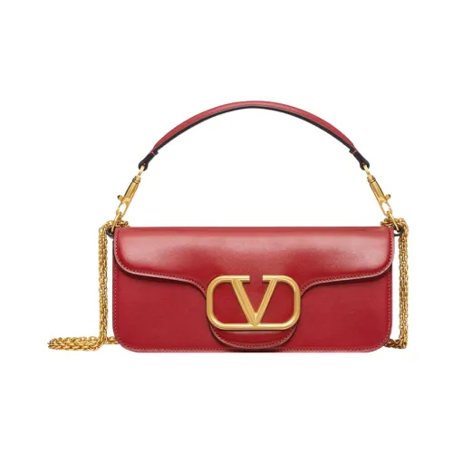 Valentino Locò Телячья кожа Сумка через плечо Сумка Женская Красная