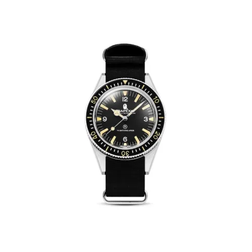 A BATHING APE Автоматический Механический Movement Унисекс Часы 38 мм Черные