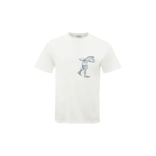 JW Anderson Белая Мужская T-Рубашка