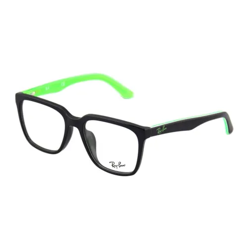 Очки RayBan с диоптриями черные зеленые унисекс