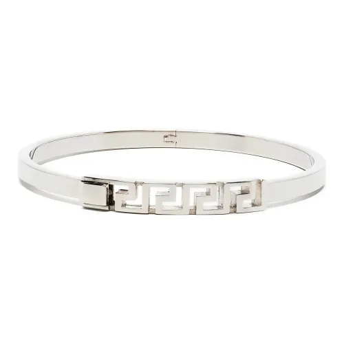 VERSACE Металлические браслеты, серебряный, унисекс