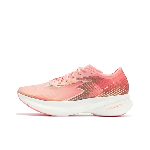 361° Flame ST Амортизация Устойчивость к истиранию Дышащий Низкий Топ Беговые кроссовки Мужской Мягкий Розовый