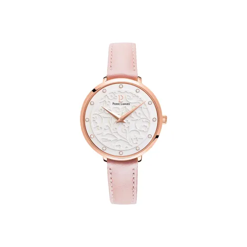 PierreLannier Наручные часы Кварцевый механизм Натуральная кожа Ремешок 33 Белый циферблат Женские часы 039L905