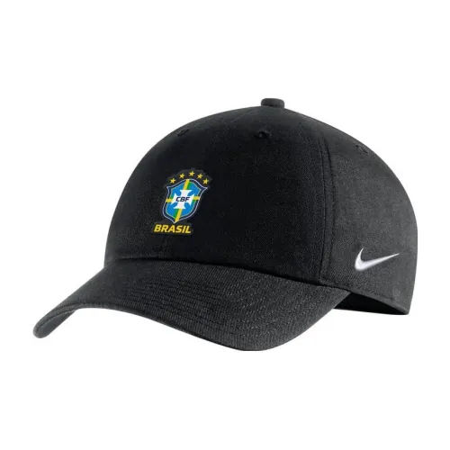 Nike Хлопковые кепки черные мужские