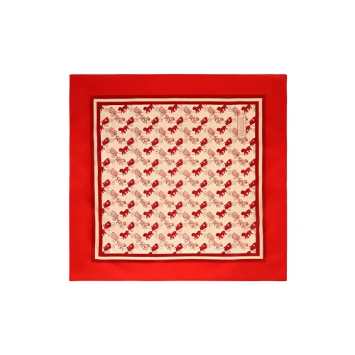 COACH Шарфы из хлопкового шелка для женщин