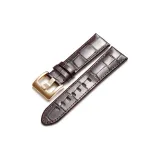 Розовая пряжка, коричневый кожаный ремешок