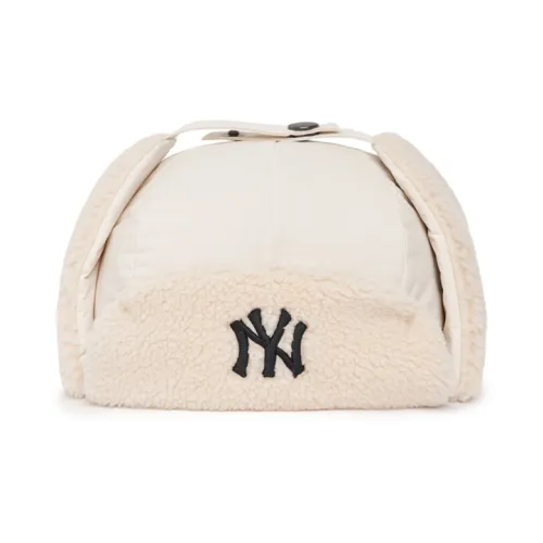 Mlb Base Logo Полиэстер Шапки-ушанки Детские Бежевые