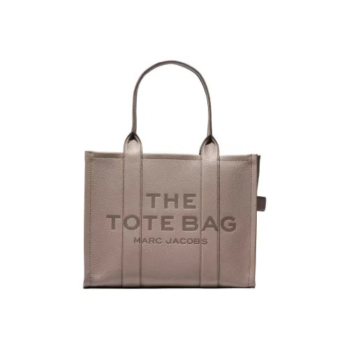 MARC JACOBS Full GRAIN LEATHER Тоут Сумка Сумка для покупок Сумка на плечо Сумка Большая Женская Цементно-серый