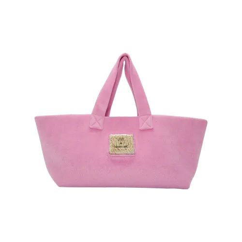 VENVENNET Шерсть Тоут Сумка Сумка для покупок Сумка на плечо Сумка Большая Женская Фуксия