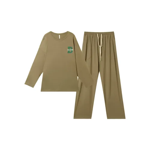 XUEERMIAN Aden Зеленый Мужской Пижамные комплекты