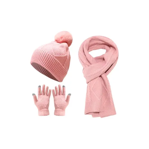 CMFY Шапки Кепки Шарф Перчатки Трехкомпонентный Набор Унисекс