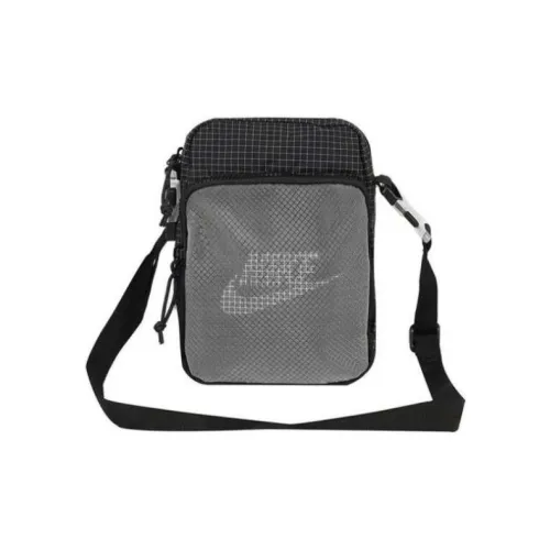 NIKE Наследие Сумка через плечо Черная клетка Унисекс