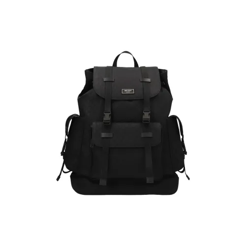 Jimmy Choo Ткань Телячья Кожа Рюкзак Мужской Черный