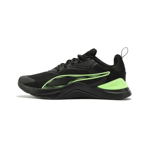 PUMA Infusion Slip-resistant Abrasion-resistant Low Top Беговые кроссовки Унисекс Черный Зеленый