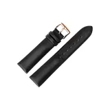 Розовая пряжка, черный кожаный ремешок