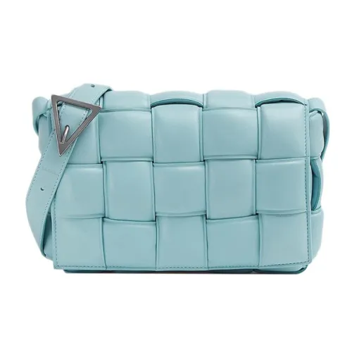 Bottega Veneta Padded Cassette Sheepskin Pillow Bag Shoulder Bag Women's Light Blue