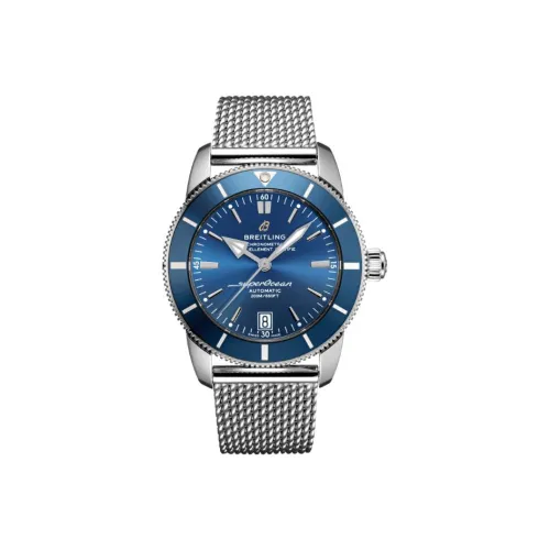Breitling Автоматический Механический Часы Мужские Super Ocean Culture Collection 42 мм Синий