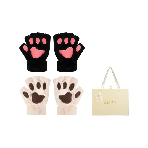 CMFY Хлопок Полиэстер Бархат Перчатки Женские