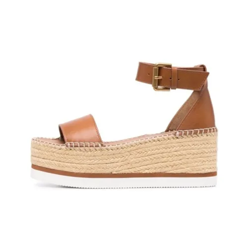 See By Chloe One Ремень Сандалии Женские Коричневый