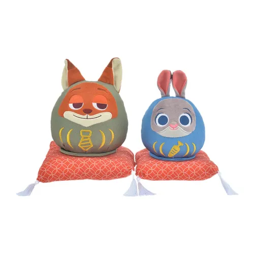 Disney Год кролика Благословение 'Tuantuan' Коллекция Джуди Ник Позиционирование стиля Куклы Плюшевая кукла 22,5 см Высота