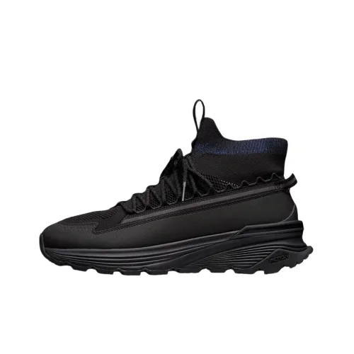 MONCLER Monte Runner Low Топ Спортивная Повседневная Обувь Мужская Черная