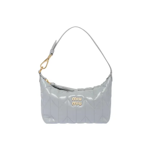 MIU MIU Spirit Лакированная кожа Сумка Сумка через плечо Женская Синяя