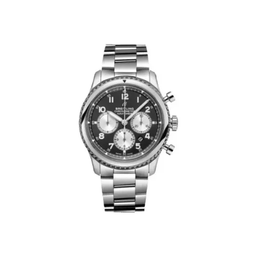 BREITLING Автоматический Механический Часы Мужские 43 мм Черные