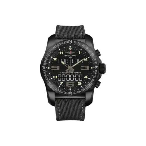 BREITLING Кварцевый механизм Мужские часы Professional Collection 46mm*16,45mm Черный