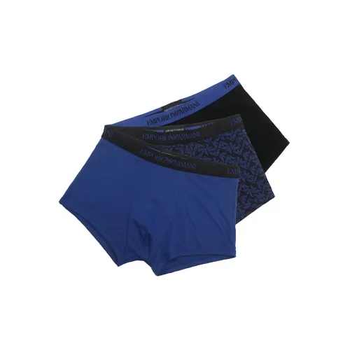 EMPORIO ARMANI 3 упаковки синий + черный + синий черный мужские боксер-шорты