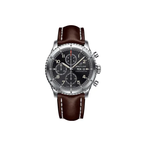 Breitling Автоматический Механический Часы Мужские Черный Циферблат