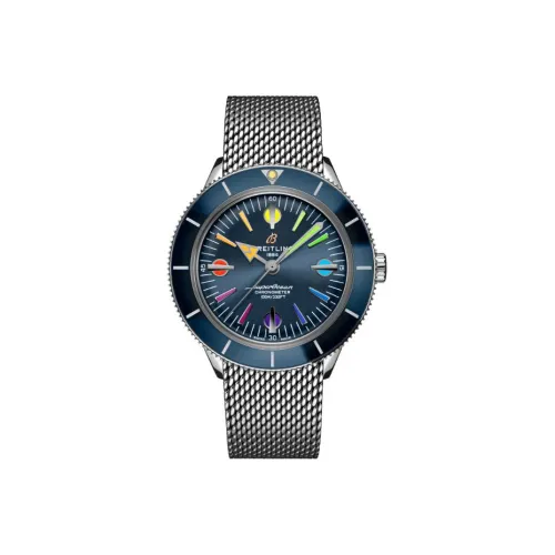 BREITLING Автоматический Механический Часы Мужские Super Ocean Culture Collection 42 мм Синий