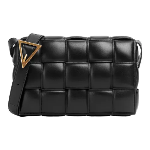 Bottega Veneta Padded Cassette Sheepskin Pillow Bag Shoulder Bag Regular Women's Black