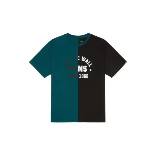 VANS Темно-циановая унисекс футболка