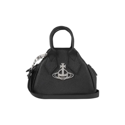 Vivienne Westwood ПУ (полиуретан) Bowling Bag Сумка через плечо Сумка мини Женская Черная