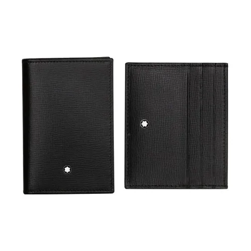 MONTBLANC Кожа Товары Держатель для карт кошелек Стандартный Мужской Черный