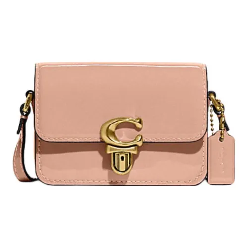 COACH Studio Коровья кожа Сумка через плечо Мини Женская Розовая