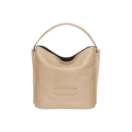 LONGCHAMP 3D Коровья кожа с овчиной комбинированная сумка-ведро сумка сумка через плечо большая женская светлый янтарный