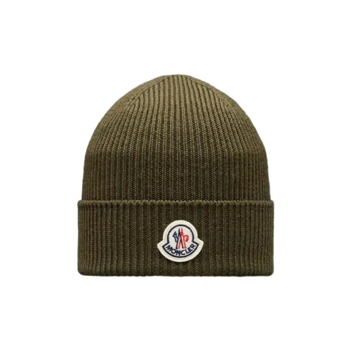 MONCLER Шерсть Бини Оливково-зеленый Мужской