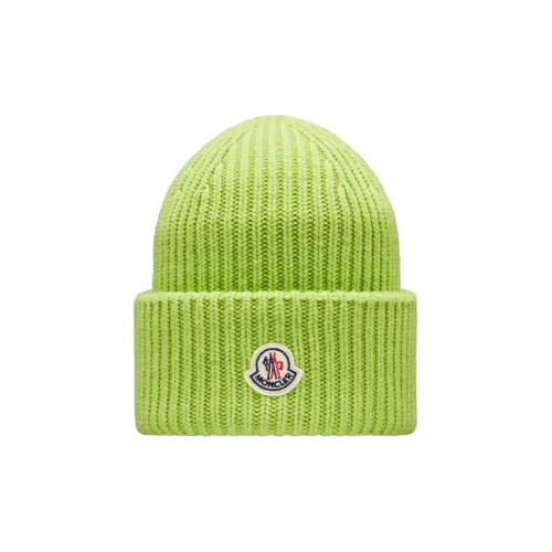 MONCLER Шапки-бини Зеленый Мужской